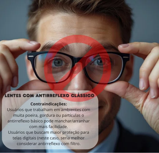 GRAU LEVE | +OU- 2,00 Antirreflexo