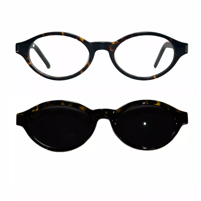 Clip-On Evolve Oval Tartaruga Luxo