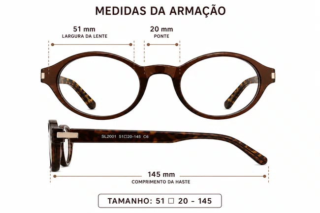 Óculos de Grau 2 em 1 com Clip-On Solar Evolve – Oval Marrom Tendência