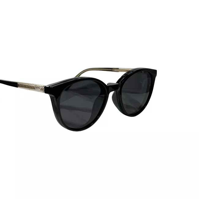 Óculos de Grau Clip-On Evolve Redondo Preto