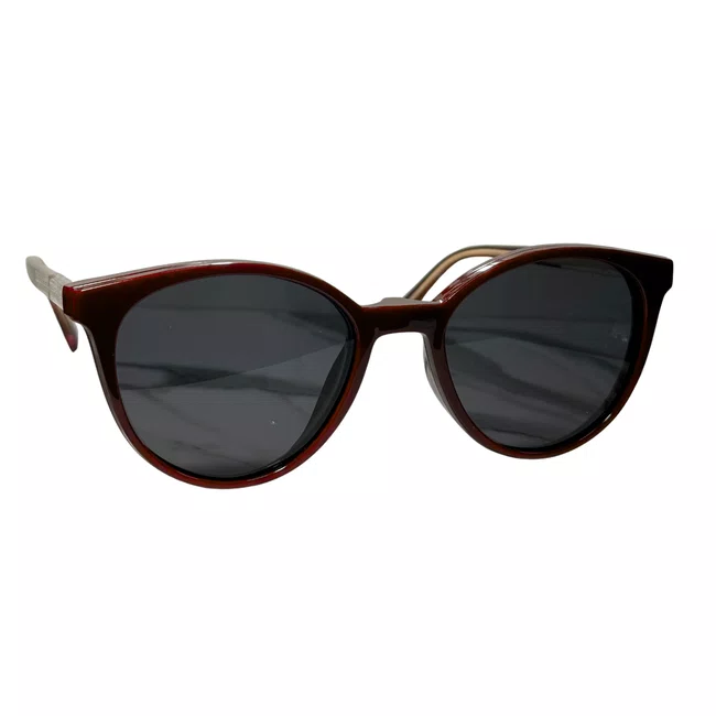Óculos de Grau Clip-On Evolve Redondo Vermelho
