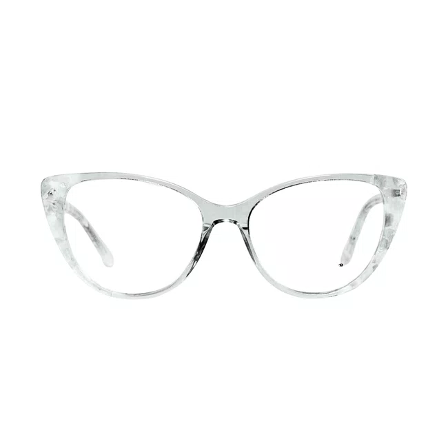Óculos de Grau Evolve Gatinho Cristal Transparente