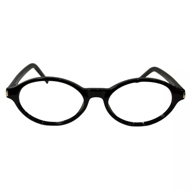 Óculos de grau Evolve, modelo Oval Preto Tendência