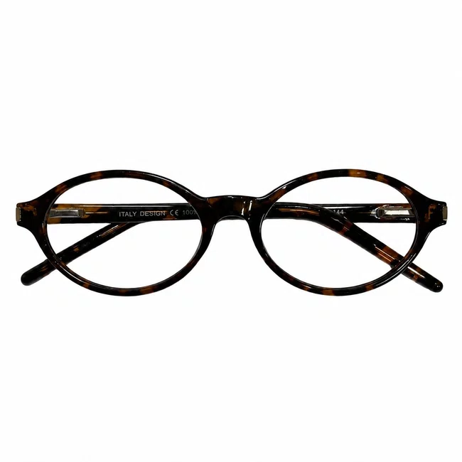 Óculos de grau Evolve, modelo Oval Tartaruga Tendência