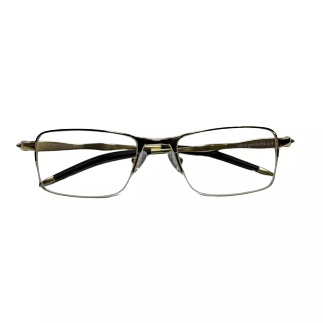 Óculos de grau Evolve, modelo Quadrado Metal em Dourado