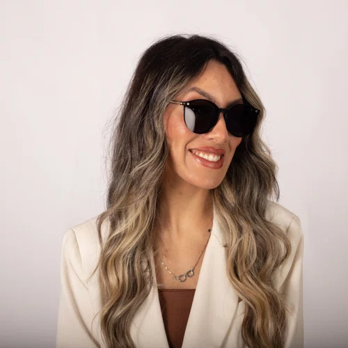 Óculos de Grau Feminino Clip-on Modelo 2 em 1 em  Preto