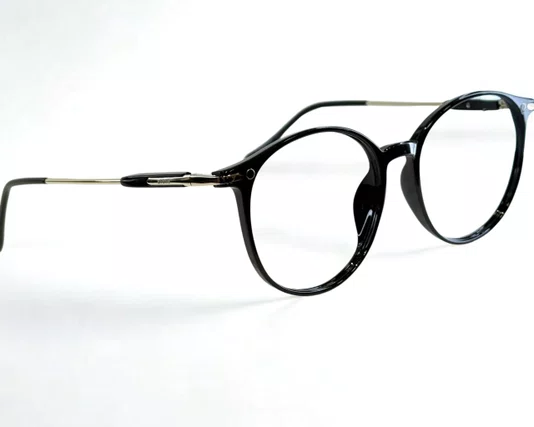 Óculos de Grau Feminino Clip-on Modelo 2 em 1 em  Preto