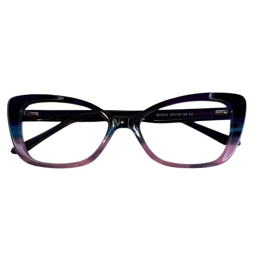 Óculos de grau feminino modelo gatinho com Degradê Colorido