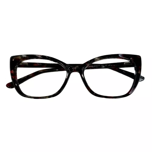 Óculos de grau feminino modelo gatinho com Mesclas Coloridas