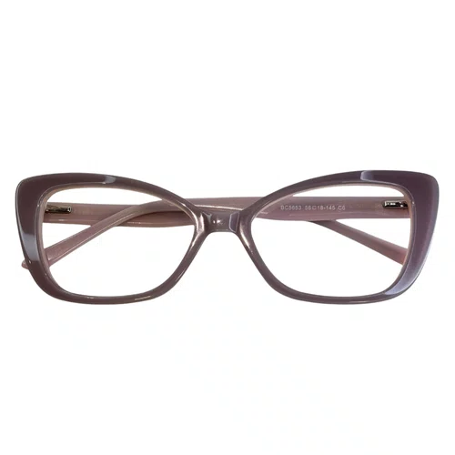 Óculos de grau feminino modelo gatinho em Nude