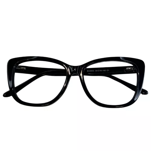 Óculos de grau feminino modelo gatinho em Preto