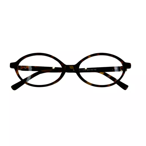 Óculos de grau feminino modelo Oval em Tartarugado Fosco