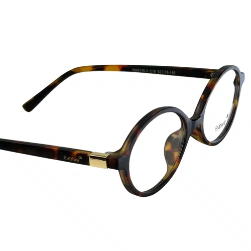 Óculos de grau feminino modelo Oval em Tartarugado Fosco