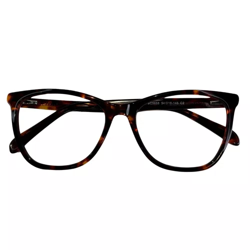 Óculos de grau feminino modelo quadrado em Tartarugado