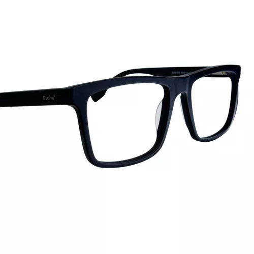 Óculos de grau masculino modelo quadrado em Preto