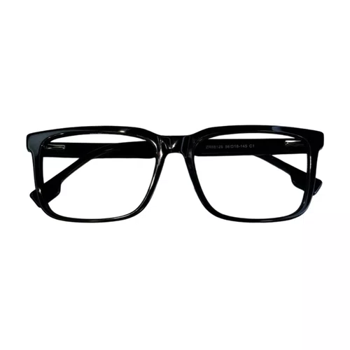 Óculos de grau masculino modelo quadrado em Preto