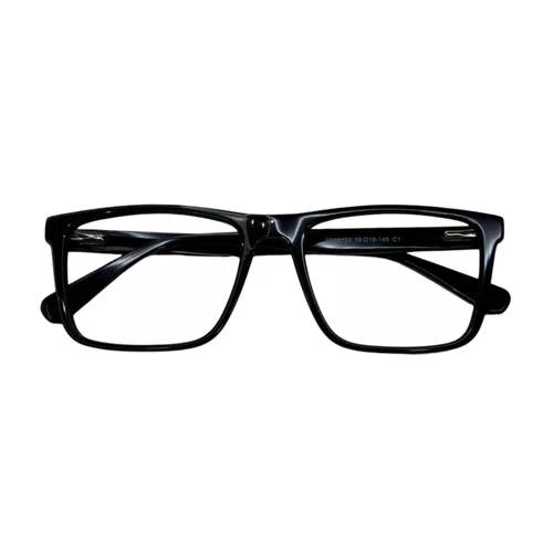 Óculos de grau masculino modelo quadrado em Preto