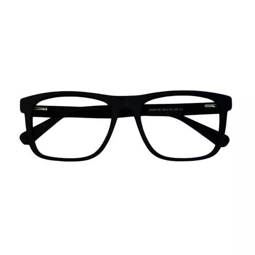 Óculos de grau masculino modelo quadrado em Preto Fosco