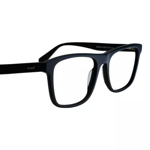 Óculos de grau masculino modelo quadrado em Preto Fosco