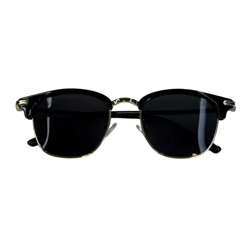 Óculos de sol, modelo retrô em Preto
