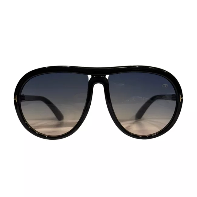 Óculos Solar Máscara Evolve, Preto com Lentes Cosméticas Degradê