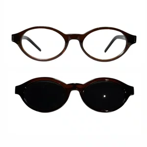 Clip-On Evolve Oval Marrom Luxo