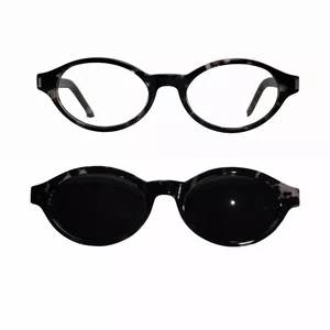Clip-On Evolve Oval Tartaruga Rosê Luxo