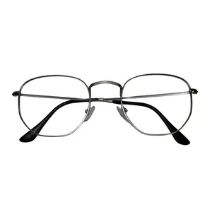 Óculos de grau Evolve, modelo Hexagonal Metal em Prata