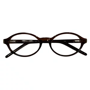 Óculos de grau Evolve, modelo Oval Marrom Tendência
