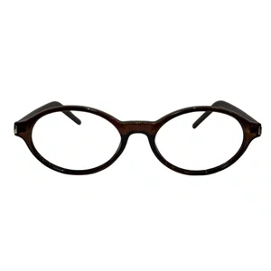 Óculos de grau Evolve, modelo Oval Marrom Tendência