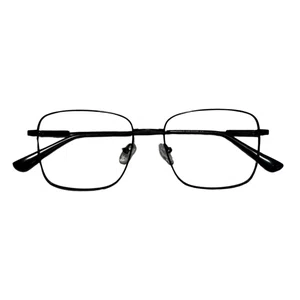 Óculos de grau Evolve, modelo Quadrado Metal em Preto
