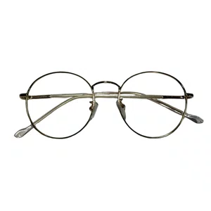 Óculos de grau Evolve, modelo redondo Metal em Dourado