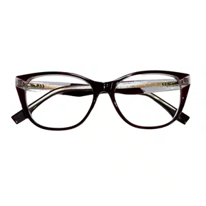 Óculos de grau feminino Evolve, modelo gatinho em Bordô