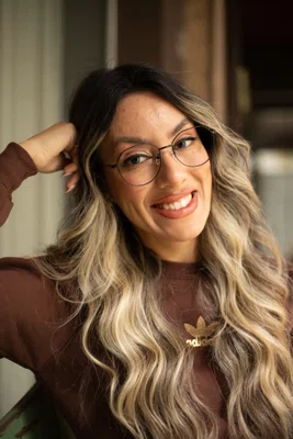 Óculos de grau feminino, modelo hexagonal metal em Preto