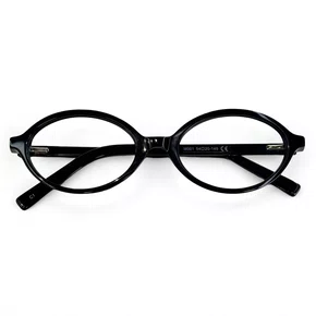 Óculos de grau feminino modelo Oval em Preto