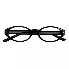 Óculos de grau feminino modelo Oval em Preto