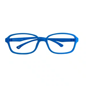 Óculos de grau infantil, modelo quadrado em Azul