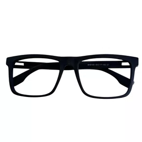 Óculos de grau masculino modelo quadrado em Preto