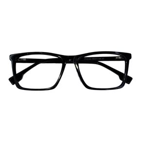 Óculos de grau masculino modelo quadrado em Preto