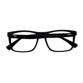 Óculos de grau masculino modelo quadrado em Preto Fosco