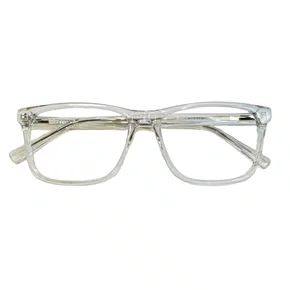 Óculos de grau masculino modelo quadrado em Transparente