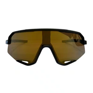 Óculos de sol Evolve, modelo esportivo em Preto com lente Marrom