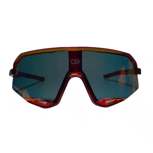 Óculos de sol Evolve, modelo esportivo em Vermelho
