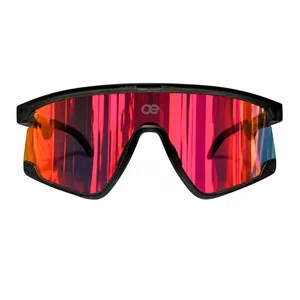 Óculos Esportivo Evolve, Cinza com Lente Laranja Espelhada Fotocromática