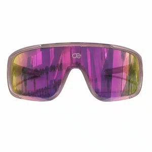 Óculos Esportivo Evolve, Lente Espelhada Rosa