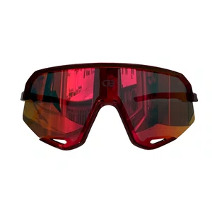 Óculos Esportivo Evolve Vermelho Espelhado