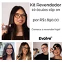 Kit Revendedor 10 Óculos Clip on Evolve