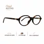 Óculos Clip-On Feminino Oval Evolve Retrô Tartaruga