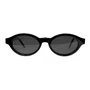 Óculos de Grau 2 em 1 com Clip-On Solar Evolve – Oval Preto Luxo