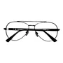 Óculos de grau Evolve, aviador quadrado Metal em Preto